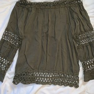 Olive Green Venus Blouse